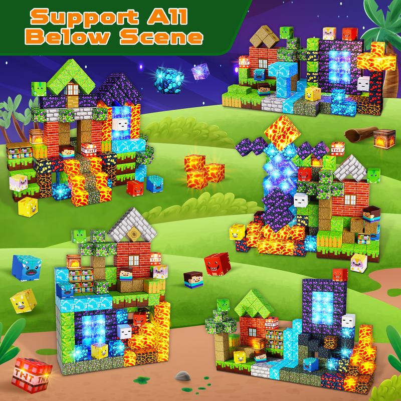 The Light-Up Magnetic Block Set for Curious Young Minds.